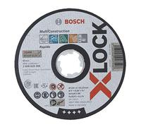 Bosch 1x Mola da taglio PRO Multi Construction, X-Lock | per Acciaio inossidabile, Metalli non ferrosi, Ø 125 mm, Professional Accessorio Smerigliatrice angolare piccola