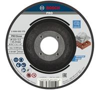 Bosch 1x Mola da taglio PRO Stone piccole, foro 22,23 mm (per Blocco di mattoni forati, Marmo, Ø 115 mm, Professional Accessorio Smerigliatrice angolare piccola)