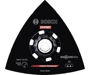 Bosch 1x Piastra di levigatura EXPERT MAVZ 116 RT2 (per Malta, Colla, Larghezza 116 mm, Professional Accessorio Utensile multifunzione)