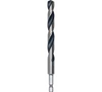 Bosch 1x Punta elicoidale HSS per metallo con codolo esagonale (per Acciaio, Metalli non ferrosi, Ø 11,00 mm, Professional Accessorio Trapano)