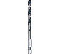 Bosch 1x Punta elicoidale HSS per metallo con codolo esagonale (per Acciaio, Metalli non ferrosi, Ø 6,00 mm, Professional Accessorio Trapano)