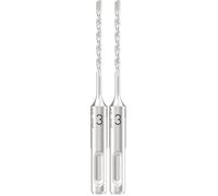 Bosch 1x Punta per martelli PRO SDS plus-5X (per Calcestruzzo armato, Calcestruzzo, Ø 3,00 mm, Professional Accessorio Martello perforatore) (Confezione da 2)