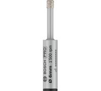 Bosch 1x trapano diamantato PRO in ceramica facile da asciugare (per piastrelle, piastrelle dure, Ø 6 mm, accessori professionali per trapani/cacciaviti)