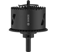 Bosch 1x Sega a tazza con mandrino per legno e cartongesso con svasatore (per Cartongesso, Legno tenero, Ø 68 mm, Professional Accessorio Trapanoi)