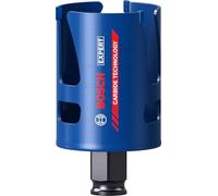 Bosch 1x Sega a tazza EXPERT Construction Material PC Plus (per Legno tenero, Truciolato, Ø 57 mm, Professional Accessorio Trapanoi)