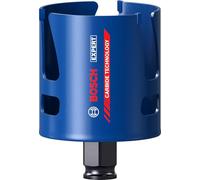 Bosch 1x Sega a tazza EXPERT Construction Material PC Plus (per Legno tenero, Truciolato, Ø 64 mm, Professional Accessorio Trapanoi)