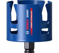 Bosch 1x Sega a tazza EXPERT Construction Material PC Plus (per Legno tenero, Truciolato, Ø 86 mm, Professional Accessorio Trapanoi)