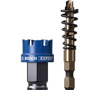 Bosch 1x Sega a tazza EXPERT Sheet Metal PC Plus (per Lamiere di acciaio inossidabile, Lamiere di acciaio, Ø 27 mm, Professional Accessorio Trapanoi)