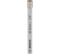 Bosch 1x Set Punte PRO Ceramic dry Codolo Cil. Cera Raffredd. | per Piastrelle, Piastrelle di ceramica dura, Ø 6,00 mm, Professional Accessorio Trapano