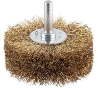 Bosch 1x Spazzola a disco PRO Metal clean, codolo cilindrico | per Legno duro, Ø 80 mm, Professional Accessorio Trapanoi