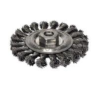 Bosch 1x Spazzola a disco PRO Metal heavy piccole, filetto M14 (per Acciaio, Ø 115 mm, Professional Accessorio Smerigliatrice angolare piccola)