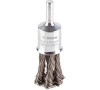 Bosch 1x Spazzola Finale PRO Inox heavy Filo Intrecciato Codolo Cil. | per Acciaio inossidabile, Metalli non ferrosi, Ø 19 mm, Professional Accessorio Trapanoi