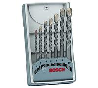 Bosch 2 607 017 082, Set Punte per Trapani, 7 Pezzi, Grigio, Argento/Grigio, Diametro 4/5/6/6/7/8/10 mm