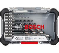 Bosch Set di punte elicoidali in HSS Impact Control 8 pezzi Quantità:1