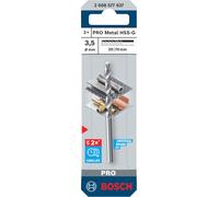 Bosch 2x Punta per metallo lunghezza standard PRO Metal HSS-G (per Metalli non ferrosi, Acciaio, Ø 3,50 mm, Professional Accessorio Trapano)