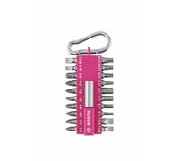 Bosch 21-teiliges Viterbit-Set Con Snap-Hook,Fucsia,Ausstellerversion