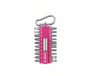Bosch 21-teiliges Viterbit-Set Con Snap-Hook,Fucsia,Ausstellerversion