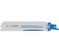 Bosch PRO Medium-Thick Metal S937BEF - 25 lame precise per sega a sciabola (per tubi e profili in metallo, metalli non ferrosi, lunghezza 150 mm, accessori professionali)