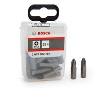 Bosch 2607002797 PH2 Cacciaviti A Testa Esagonale Extra Dura (Confezione Da 25)