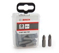 Bosch 2607002797 PH2 Cacciaviti A Testa Esagonale Extra Dura (Confezione Da 25)