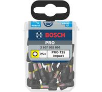 Bosch 2607002806 Punta Cacciavite Ad Impatto Torx T25 T25 x 25mm Set 25