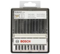 Bosch 2607010540 Robust Line Set 10 Lame Seghetto, Legno
