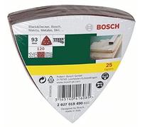 BOSCH 2607017110 CARTA ABRASIVA A DELTA STRAPPO PERFORATO GRANA
