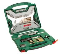 Bosch 2607019330 Titanio 100 Pezzi x-Line Trapano E Cacciavite Set di Punte +Acc