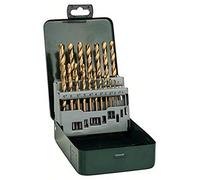 Bosch 2607019437 Set Misto, 19 Punte Metallo HSS-TI, 1-10 mm