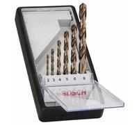 Bosch Set di punte per trapano Robust Line HSS-Co DIN 135, per metallo, 135°, 6pz. 2 - 8mm Quantità:1
