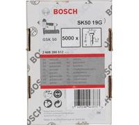 Bosch 2608200512 - Punte a testa fresata SK50 19G 1,2 mm, 19 mm, galvanizzate, 5.000 pezzi