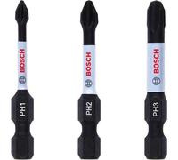 Bosch Professional Accessories Impact Control - 2 punte per avvitatori T10 (25 mm, codolo esagonale, Pick and Click, accessori per avvitatore a percussione)