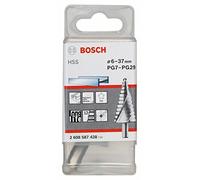 Bosch 2608587428 - Punte a gradini HSS (High-Speed Steel) PG 7-21, 12 gradini -