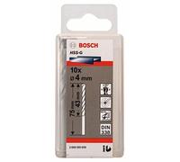 Bosch 2608595059 - Punta per metallo, codolo rotondo, HSS-G, 4,0 x 43 x 75 mm, 1