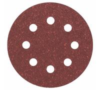 Bosch 2608605103 Disco Abrasivo per Levigatrice Orbitale Ø 115 mm, 8 Fori, Grana 40, 5 Pezzi
