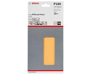 BOSCH 2608605269 - Lija Orbital C470: 115x230mm 14P.G180 x10