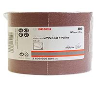 Bosch Rullo abrasivo C410 Standard for Wood and Paint, 93mm 5m 80 Quantità:1