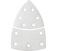 Bosch 2608607408 Delta Carta Abrasiva Gancio & Ciclo Perf. 80 Sabbia 102x62.93mm