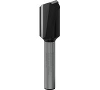 Bosch 2608628413 - Punta dritta per frese verticali con 2 scanalature, in carburo di tungsteno, diametro: 12,7mm
