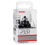 Bosch 2608628419 Roman Ogee - Punta di centraggio con cuscinetto a sfere, a 2 scanalature, con rivestimento laminato, in carburo di tungsteno, diametro: 4 mm