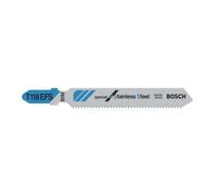 Bosch Lama di Puzzle T 118 Efs Basic per Acciaio Inox, 5er-Pack