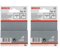 BOSCH 2609200229 - Grapa tipo 57: 10,6x1,25x 6mm: 1.000 uds (Confezione da 2)