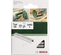 Bosch 2609255828 - Set di 1000 Punti Metallici Piatti Tipo 55, Larghezza 6 mm, Spessore 1.08 mm, Lunghezza 19 mm