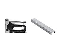 Bosch 2609255859 Graffatrice Manuale HT14 per Graffe Tipo 53, 4-14 mm e 41-14 mm & 2609255819 Graffette Filo Fine, Larghezza 11,4 mm, Spessore 0,74 mm, 6 mm, 1.000 Pezzi