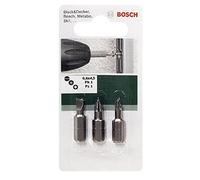 Bosch 2609255973 - Set punte per cacciavite 25 mm, qualità standard, 3 pezzi