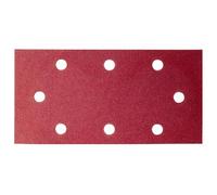 Bosch 2609256151 - Fogli di carta abrasiva per levigatrice orbitale con 8 buchi, materiale abrasivo 60, per legno e metallo, 10 pezzi, 93 x 230 mm
