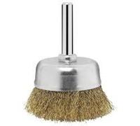 Bosch 2609256516 spazzola a tazza 50 mm asta in filo di acciaio ottonato 6 mm 1 pezzo (2609256516)