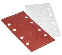 Bosch Carta abrasiva orbitale 2609256A81 – 10 fogli a strappo 93x185 mm G60 8 fori