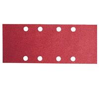 Bosch 2609256A98 DIY - Carta abrasiva, G180, 8 fori, tesa (10), 93 x 230 mm