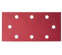 Bosch, 2609256B05, Foglio abrasivo DIY 93 x 230 mm, 180 G, 8 fori, serrate (10)